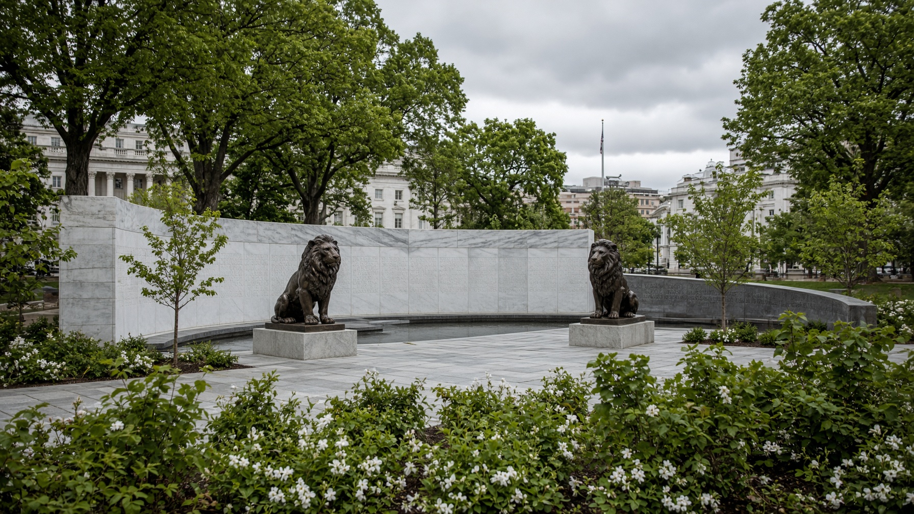 National Law Enforcement Officers Memorial plaza in Washington, D.C.
